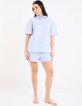 Salida de playa camisa Tommy Hilfiger con botones para mujer