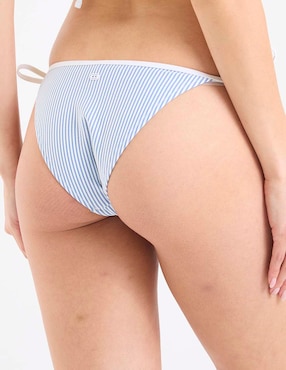 Bikini Tommy Hilfiger estampado a rayas a la cadera para mujer