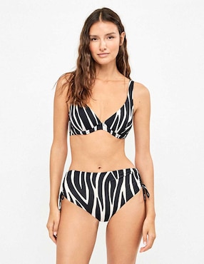 Bikini Gisela estampado animal print a la cintura para mujer