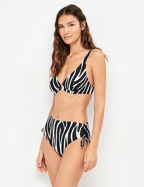 Bikini Gisela estampado animal print a la cintura para mujer
