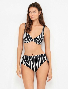 Bikini Gisela estampado animal print a la cintura para mujer