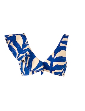 Ttop bikini Zingara estampado con copas removibles para mujer
