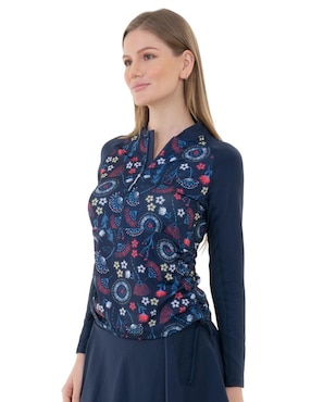 Wetshirt Fullsand estampado floral para mujer