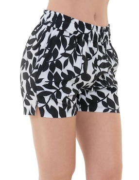 Bóxer bikini Fullsand estampado floral a la cintura para mujer