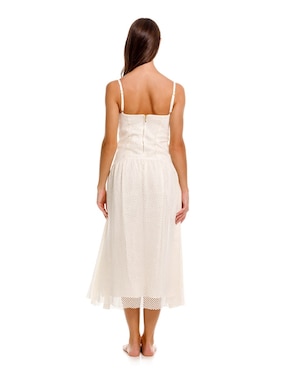 Vestido largo casual agua bendita para mujer