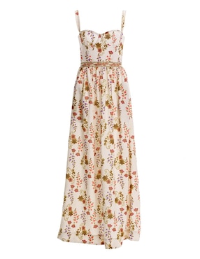 Vestido largo casual agua bendita resort para mujer