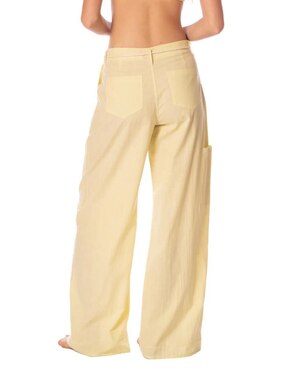 Pantalón relaxed Kibys wide leg para mujer