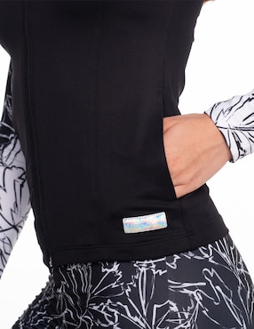 Wetshirt Sunskin estampado floral para mujer