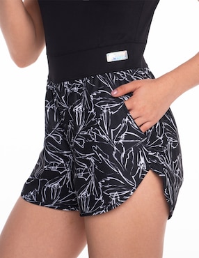 Traje de baño completo Sunskin estampado floral para mujer