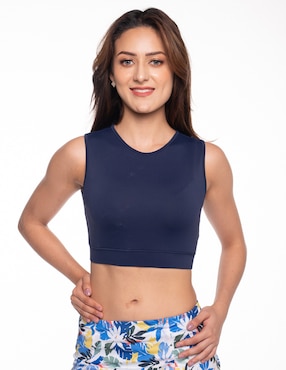 Top bikini Sunskin con copas para mujer