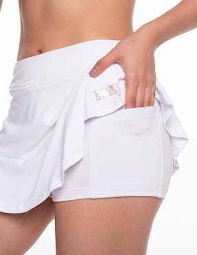 Falda short bikini Sunskin a la cintura para mujer
