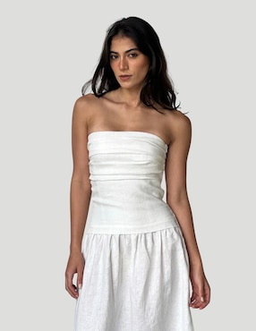 Vestido largo casual Aos para mujer