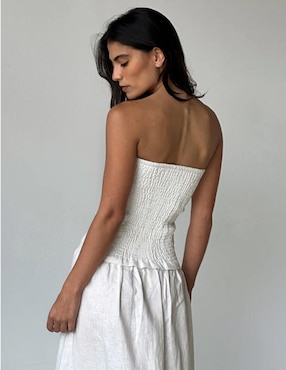 Vestido largo casual Aos para mujer