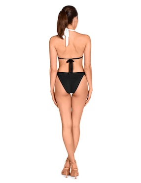 Top bikini Dolores Cortés con copas push up para mujer