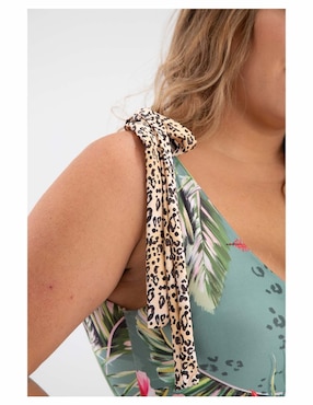 Traje de baño completo Rebell estampado floral para mujer