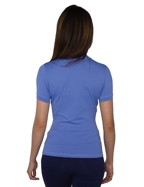 Wetshirt Skysoul estampado logo para mujer