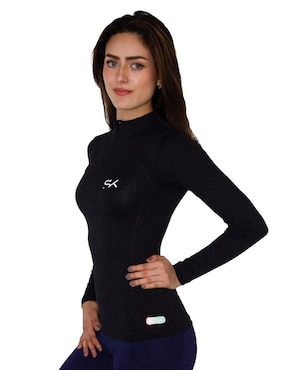 Wetshirt Skysoul estampado logo para mujer