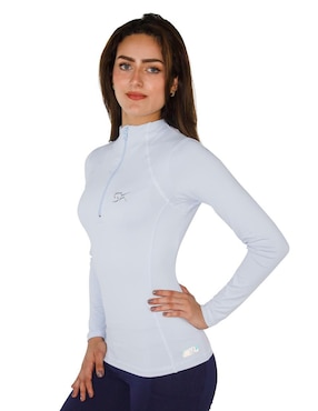 Wetshirt Skysoul estampado logo para mujer