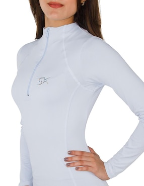 Wetshirt Skysoul estampado logo para mujer