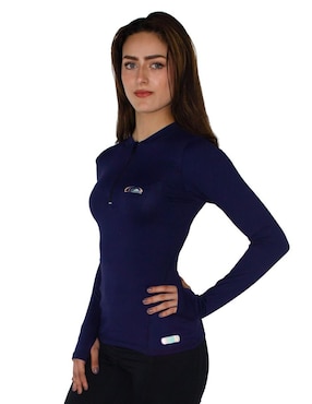 Wetshirt Skysoul estampado logo para mujer