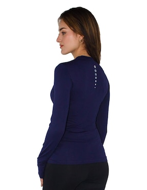 Wetshirt Skysoul estampado logo para mujer