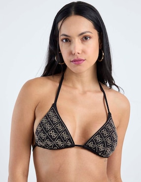Brassiere Guess estampado logo con copas para mujer