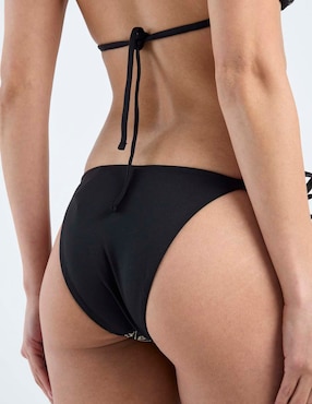 Bikini Guess estampado logo a la cadera para mujer
