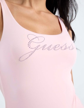 Traje de baño completo Guess estampado logo para mujer