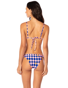 Bikini maaji estampado geométrico a la cadera para mujer