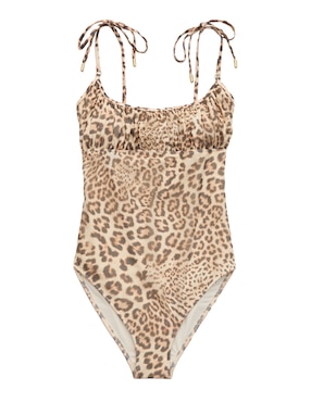 Traje de baño completo Aerie estampado animal print para mujer