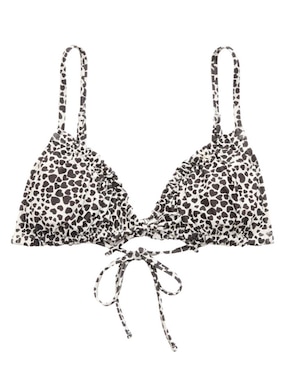 Top bikini Aerie estampado animal print con para mujer