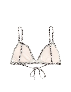 Top bikini Aerie estampado animal print con para mujer