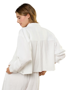 Salida de playa blusa Aerie para mujer