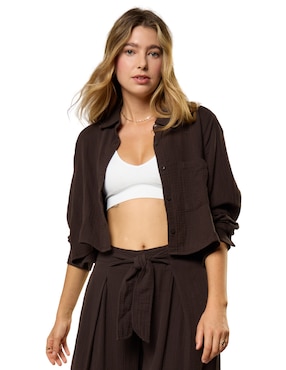 Salida de playa blusa Aerie para mujer