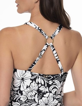 Tankini Jantzen estampado floral con para mujer