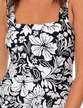 Traje de baño completo Jantzen estampado floral para mujer