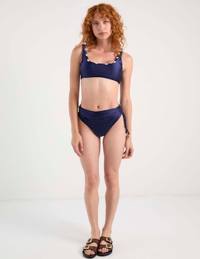 Top Palmacea con copas preformadas para mujer