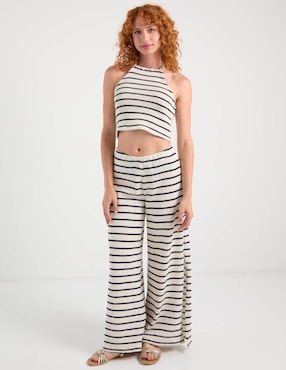 Pantalón relaxed Palmacea loose para mujer