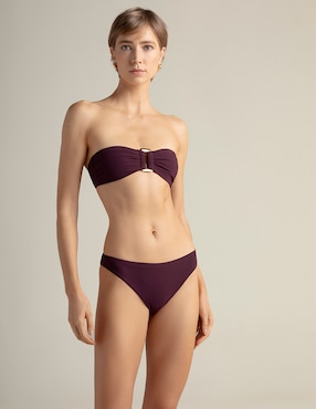 Panty bikini Touche a la cintura para mujer