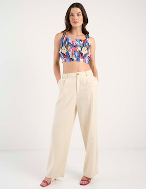 Pantalón Map straight para mujer