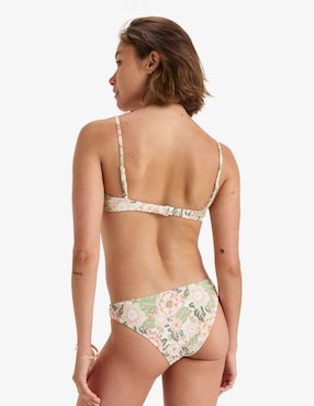 Top Roxy estampado floral con copa preformadas para mujer