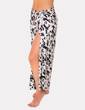 Pareo Bee Surreal con estampado animal print