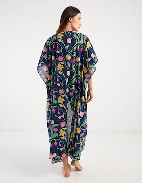 Salida de playa kimono Map para mujer