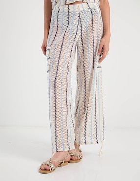 Pantalón relaxed Palmacea loose para mujer