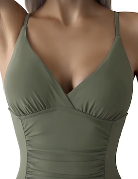 Traje de baño completo Shapely para mujer