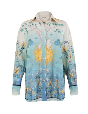 Blusa Agua Bendita manga larga para mujer