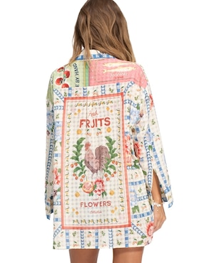 Blusa Agua Bendita manga larga para mujer