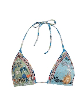 Top Agua Bendita con copa triangular para mujer
