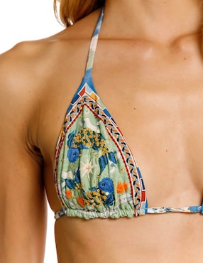 Top Agua Bendita con copa triangular para mujer