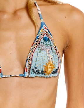 Top Agua Bendita con copa triangular para mujer